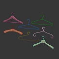 Wooden and Metal Clothes Hangers with Various Shapes for Home Organization