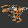 Modern Robot Machine Dinosaur Mechanical Dinosaur Mechanical Monster Machine Monster 3d model