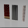 Red Gray Pink Fashion Scarves With Gold Star Solid And Floral Patterns