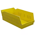 Yellow Plastic Storage Container for Home Organization with 6 Inches 4 Inches 11 Inches Dimensions