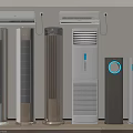 Modern Standing Air Conditioners And Fans With Various Designs For Indoor Home