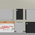 Koolifee Red Label White Black Gray Refrigerators and Freezers in Various Styles