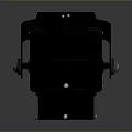 Contemporary Black Spotlight Lighting Combination With Metal Stand And Bright Illuminated Bulb