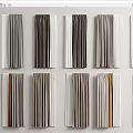 Modern Curtain Combination 3d model