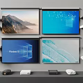 Modern Projector Curtain 3d model