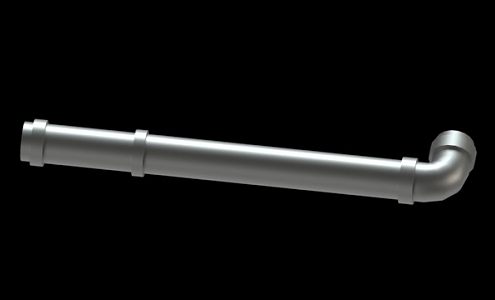 Modern Piping 3d model