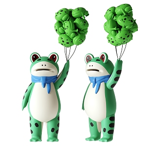 Modern Toys Sell Cubs Frog Hand Toys 3d model