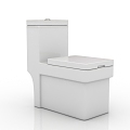 Modern Bathroom Supplies Toilet Smart Toilet Toilet 3d model