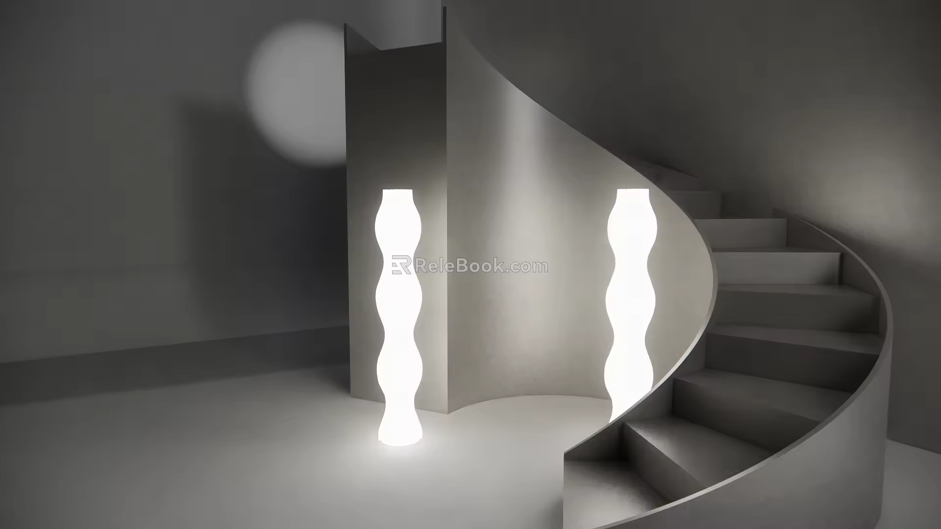 Landscape lamp street lamp art lamp post lamp 3d model