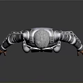 Game Movie Character With Silver Short Hair In Futuristic Tech Armor 3D Render