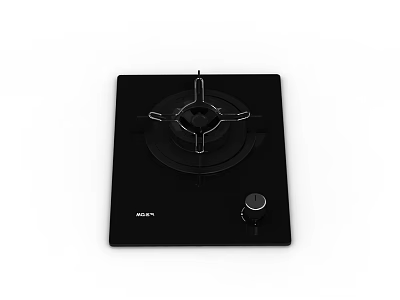 Modern gas stove 3d model