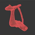 Ancient Bronze Daily Life Item With Unique Shape And Textured Surface