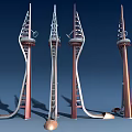 Modern Tall Playground Equipment Featuring Metal Structure And Unique Design For Kids
