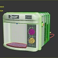 Buffalo Compact White Electronic Water Dispenser With Knobs Tray And Power Cord