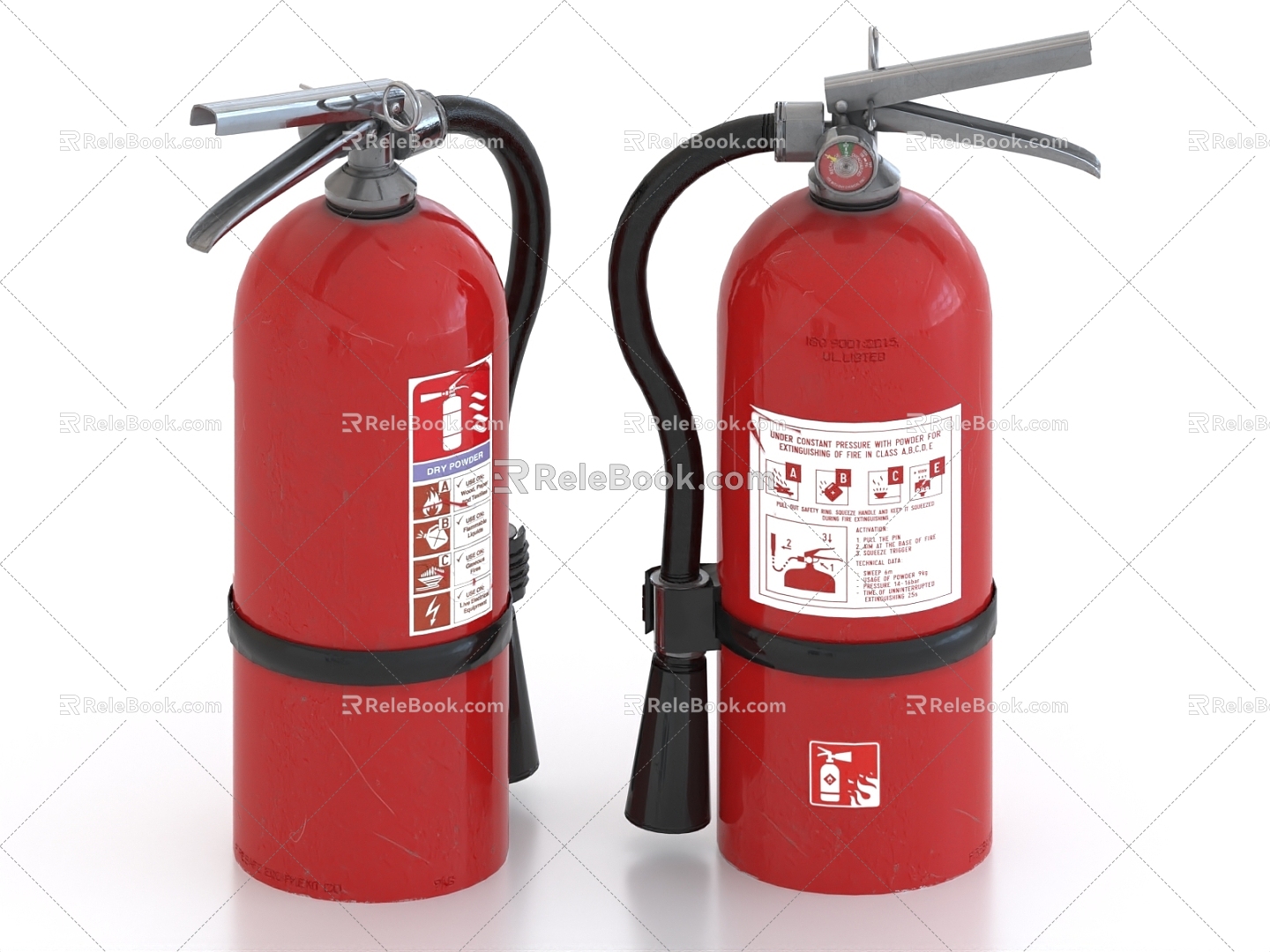 Fire extinguisher fire fighting facilities 3d model