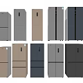 Modern refrigerator 3d model