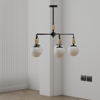 Modern chandelier 3d model