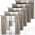 Elegant Neutral Curtains With Sheer Layers And Modern Drapes Design