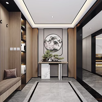 New Chinese Entrance 3d model