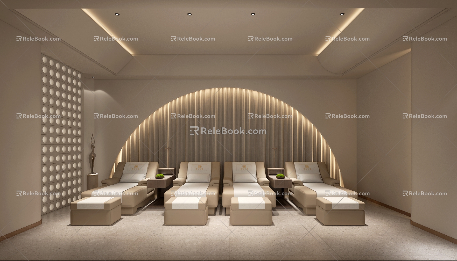 Reflexology Spa 3d model