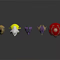 Various Sci Fi Fantasy Character And Creature Models With Diverse Colors And Designs