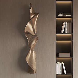 Modern Metal Wall Hanging 3d model