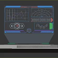 Sci-fi Computer Sci-fi Computer Home Computer Peripherals Hardware 3d model