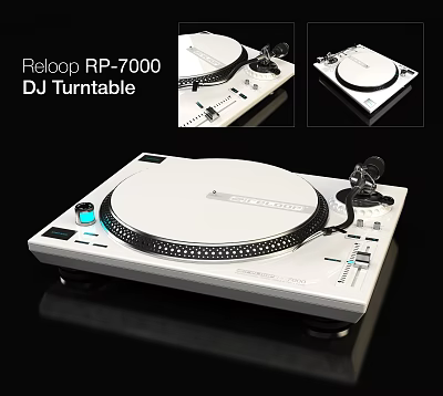 Reloop RP 7000 Premium DJ Turntable with High Quality Sound and Durable Design 3d model