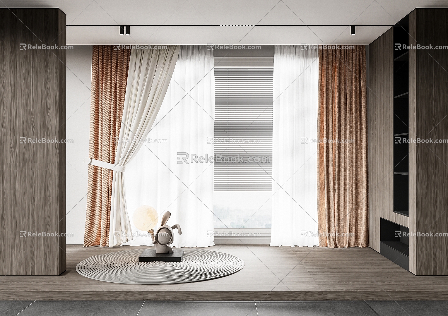 curtain fabric curtain gauze curtain fabric curtain 3d model