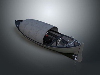 Modern Boat Small Boat Wooden Boat Fishing Boat Wooden Boat 3d model