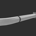 Industrial Equipment Flexible Ventilation Duct With Metal Bracket For Industrial Use