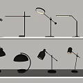 Modern Table Lamp Reading Lamp Learning Lamp Bedside Lamp Eye Protection Lamp Folding Lamp 3d model