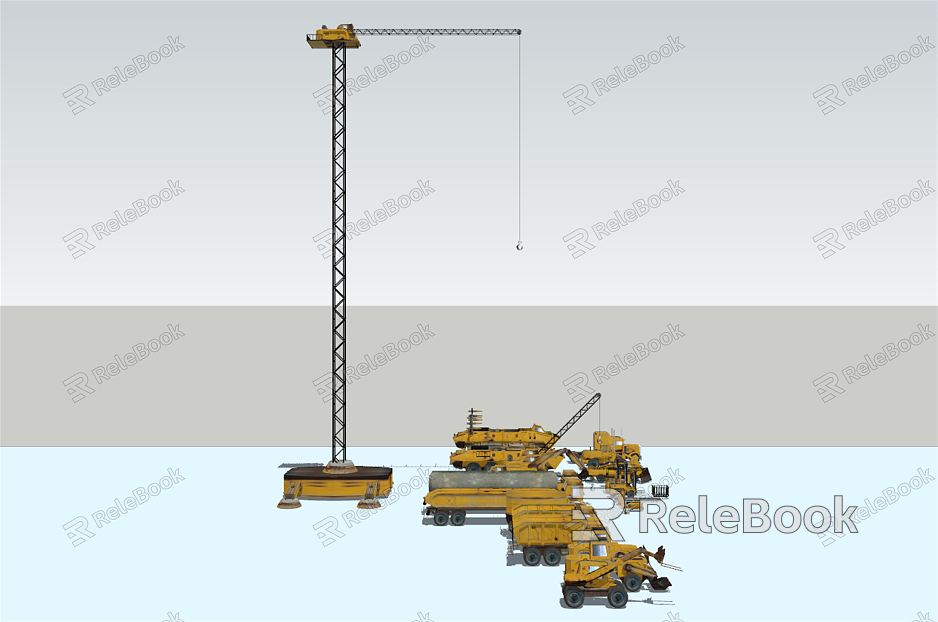 Modern engineering truck forklift forklift bulldozer model