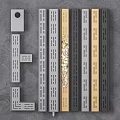 Silver And Gold Perforated Metal Strips For Industrial Drainage Applications
