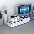 Multimedia interactive screen technology sand table touch screen 3d model