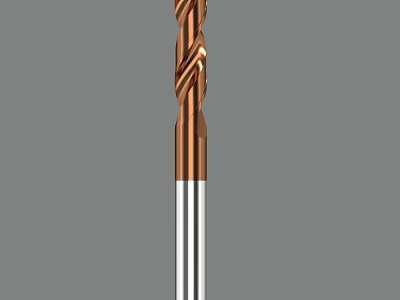 High Quality Twist Drill Bit For Metal Drilling With Spiral Flute And Steel Shank 3d model