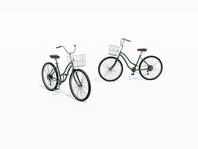 Old Bicycle 3d model