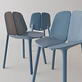 Modern Black Wooden Leisure Chair with Matching Stools and Minimalist Design