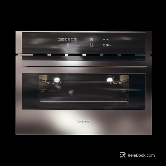 FOTILE Built in Stainless Steel Oven with Digital Display and Interior Lights 3d model 