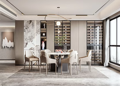 Modern Restaurant 3d model