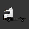 Modern Truck Big Truck Large Transporter 3d model