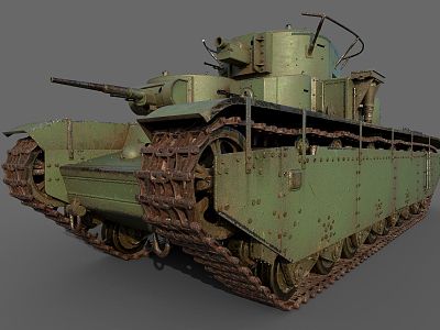 Modern tank Soviet tank model