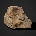 Natural Rough Stone And Wood Material For Decorative Craft Projects