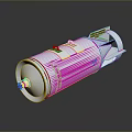 Military Missile Component With Metallic Casing And Guidance System
