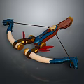 Crossbow Mechanical Crossbow Shift Bow and Arrow Shoot Far Equipment Weapons High-tech Crossbow 3d model
