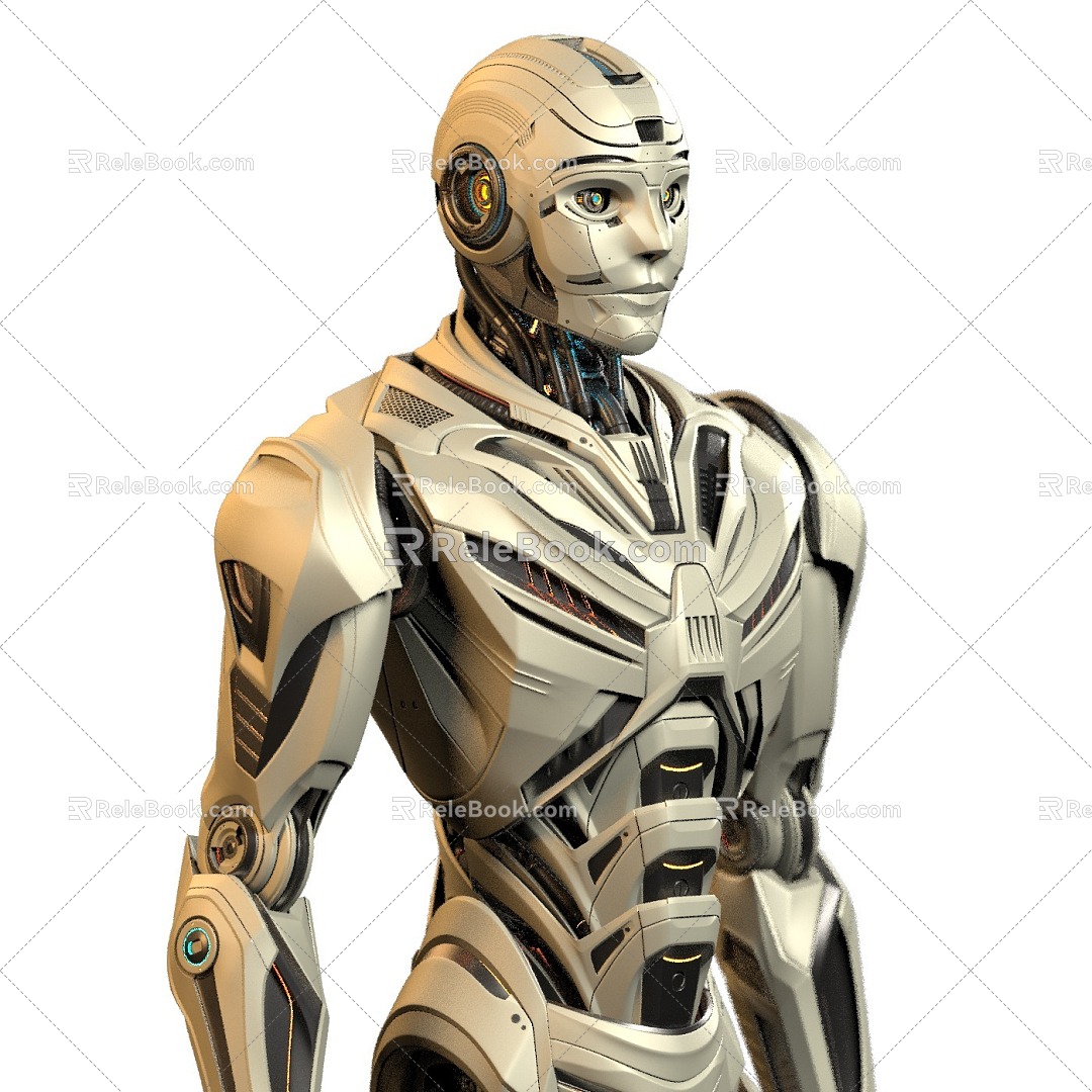 Sci-fi Robot Animation Skeleton Warrior Electronic Man Mech Technology Sci-fi Future Man Future Future Mech Armor Warrior 2018640038 3d model