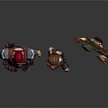Cartoon Style Characters With Standing Figures And Small Flying Companion Design