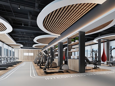 Modern Gym 3d model