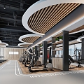 Modern Gym 3d model