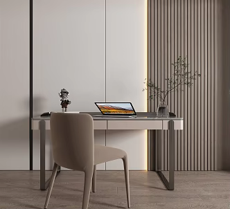 Modern Desk Chair Desk 3d model